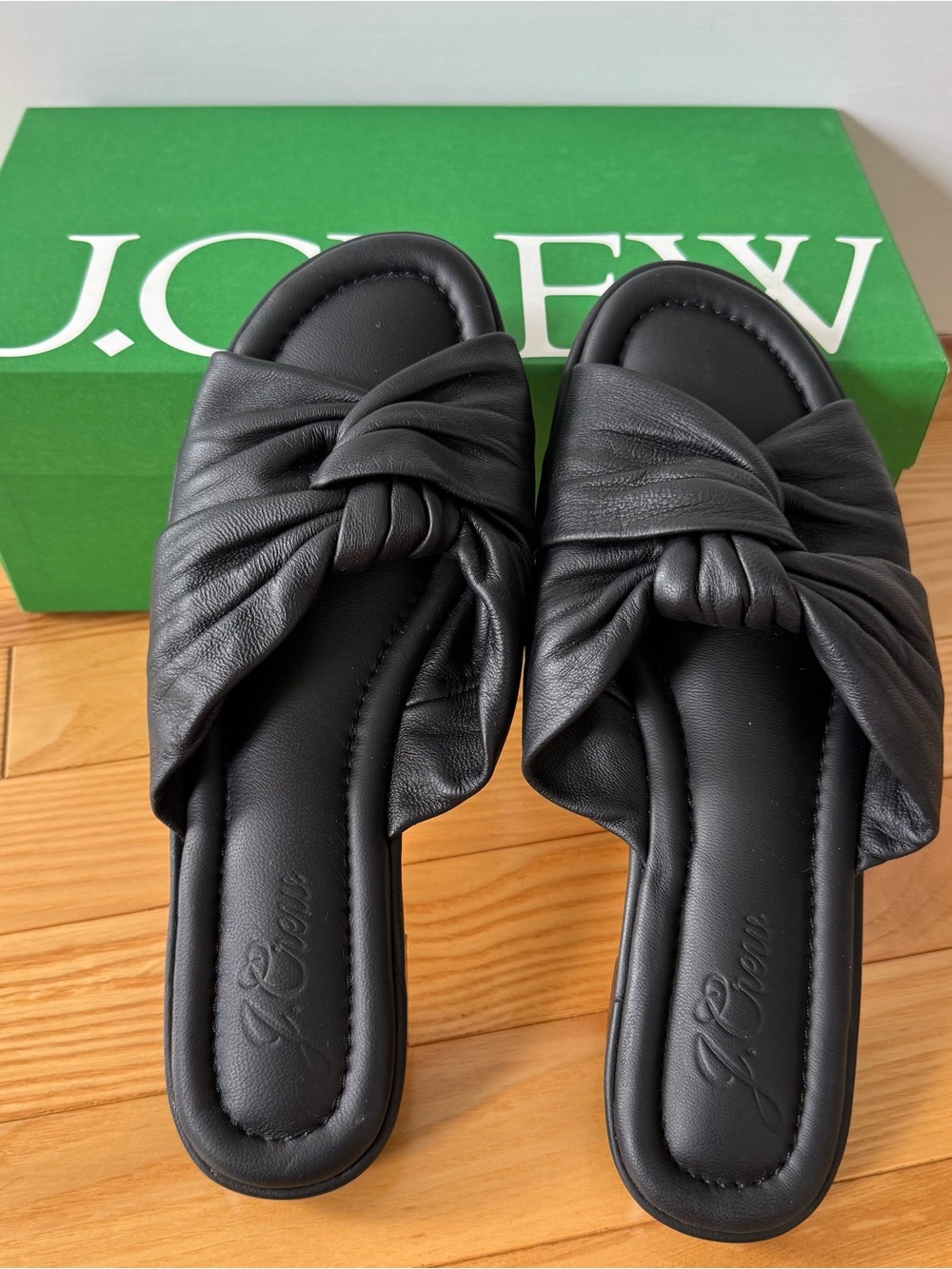 J. Crew leather twisted knot menorca sandal size 8.5